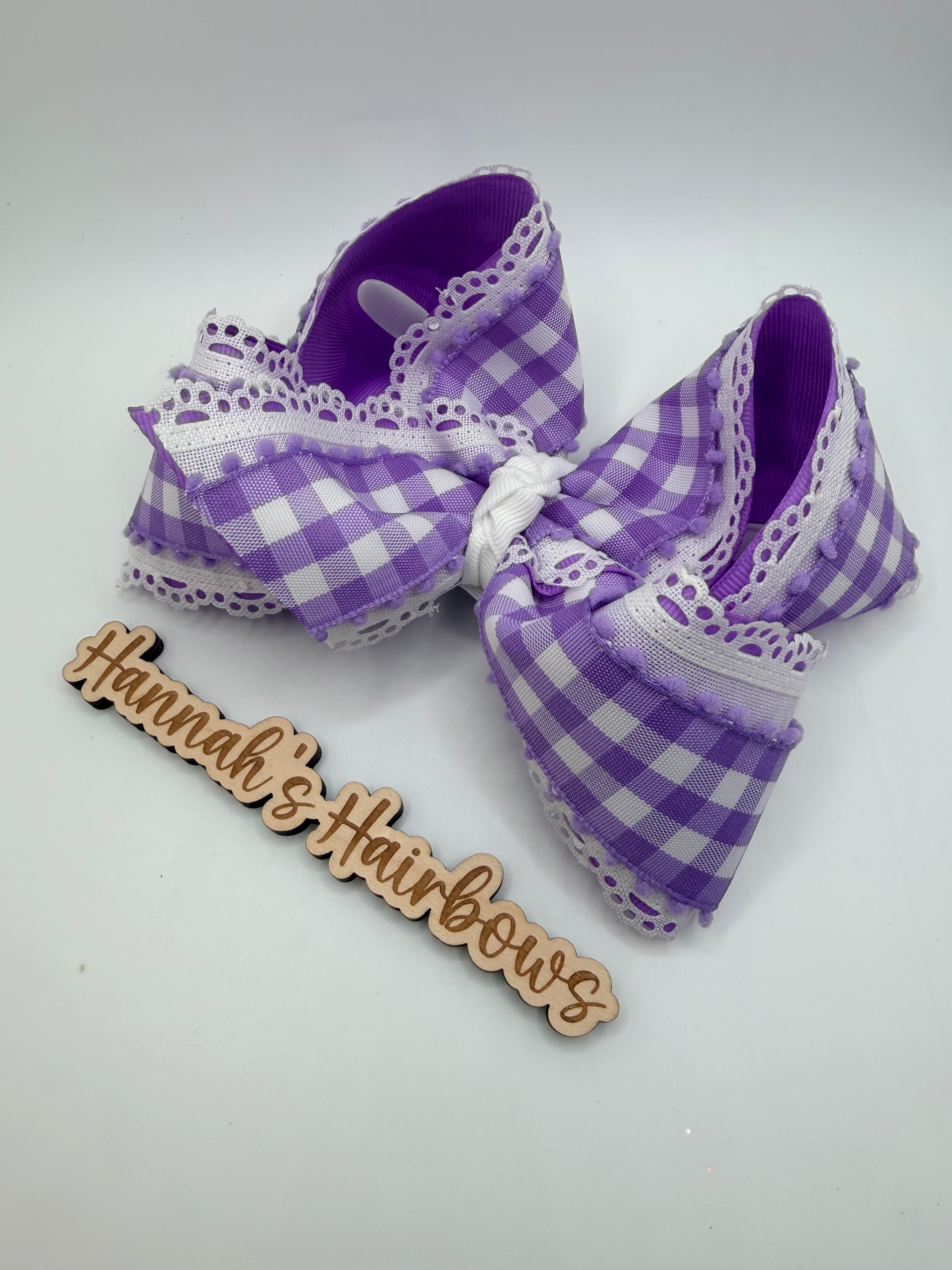Light Purple Gingham