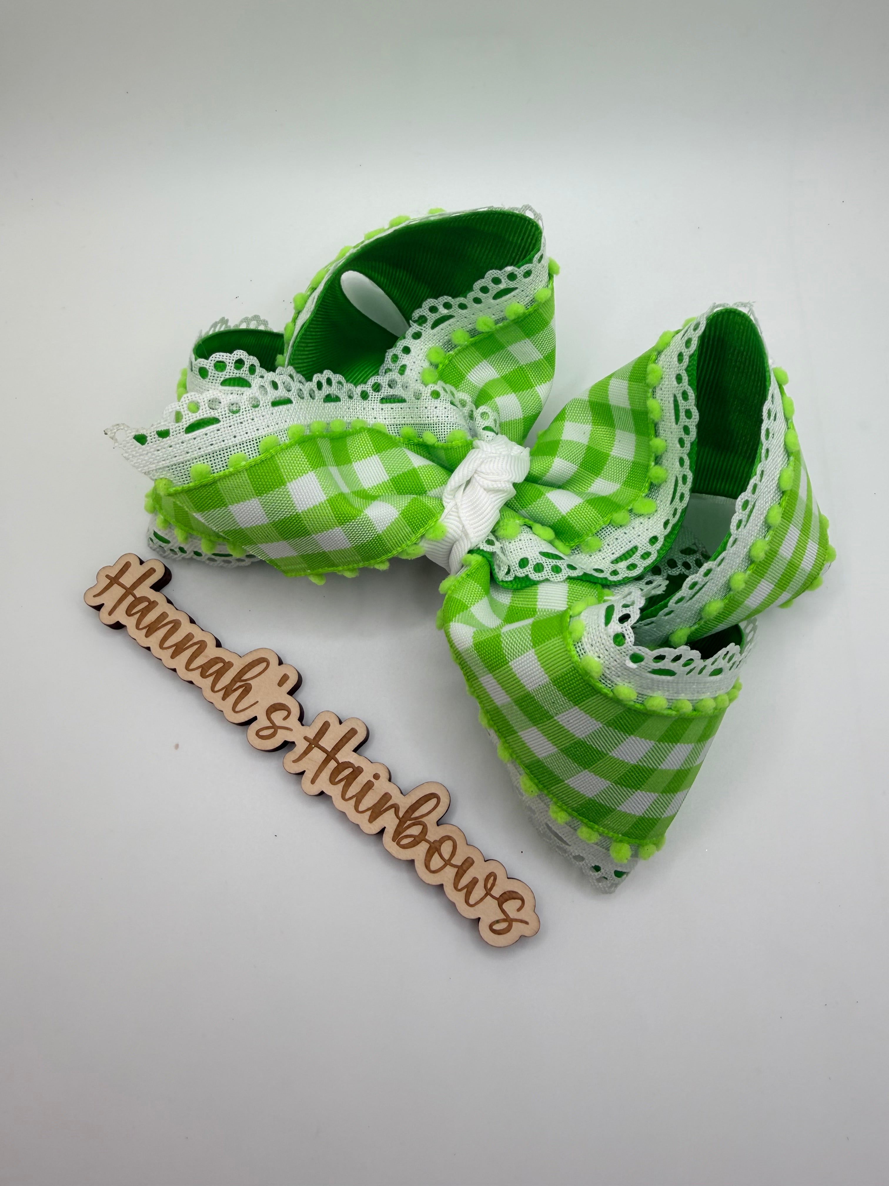 Lime Green Gingham