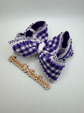Dark Purple Gingham