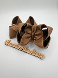 Brown Glitter Piggies