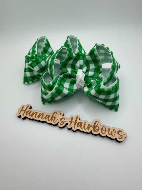 Dark Green Gingham