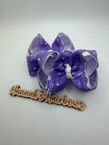 Purple scallop piggies