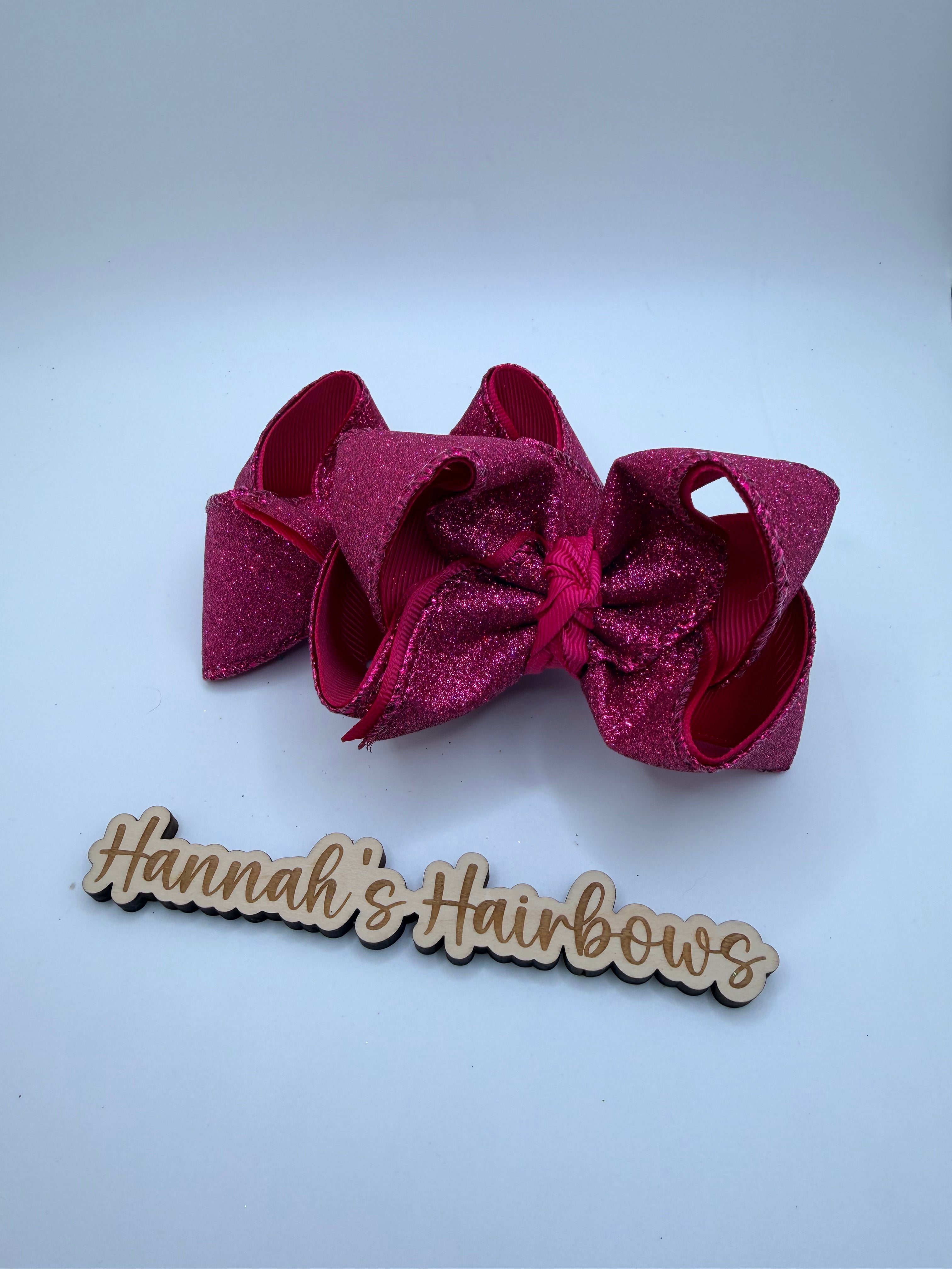 Fuchsia Glitter Piggies